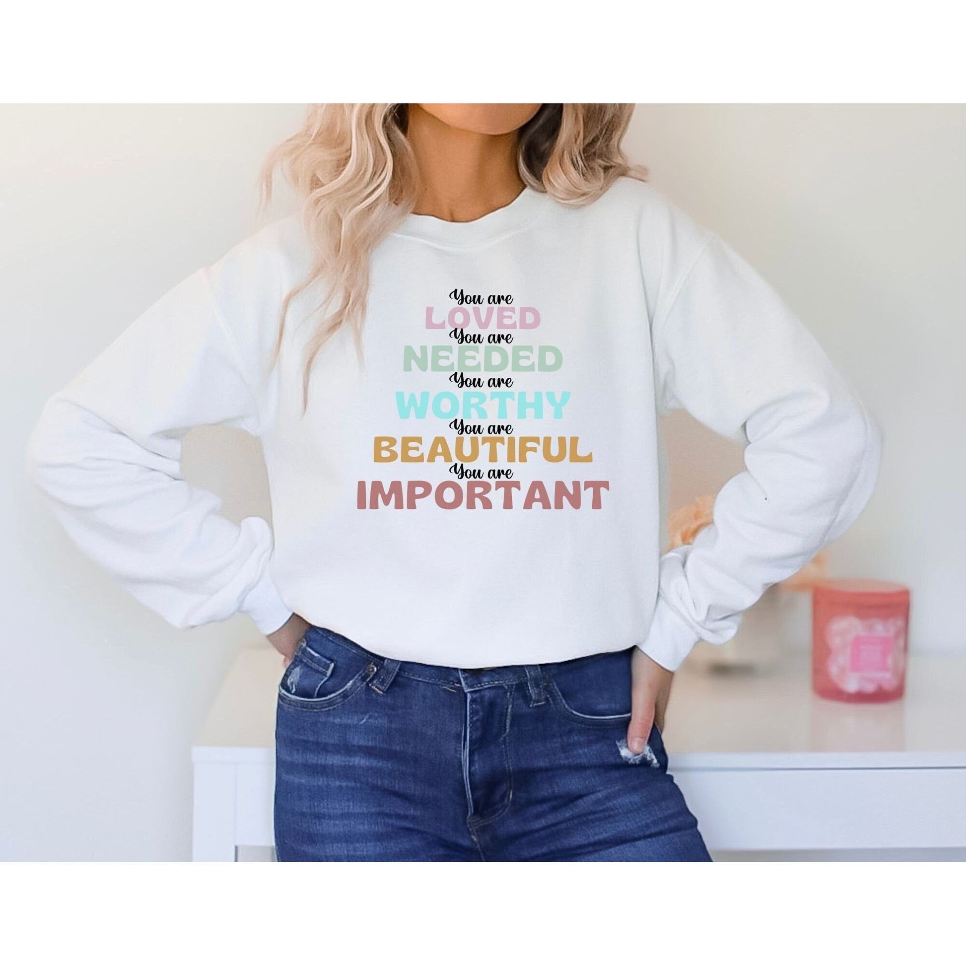 You are loved mental health matters svg PNG bundle digital download You are worthy you are important tee shirt transfer sublimation