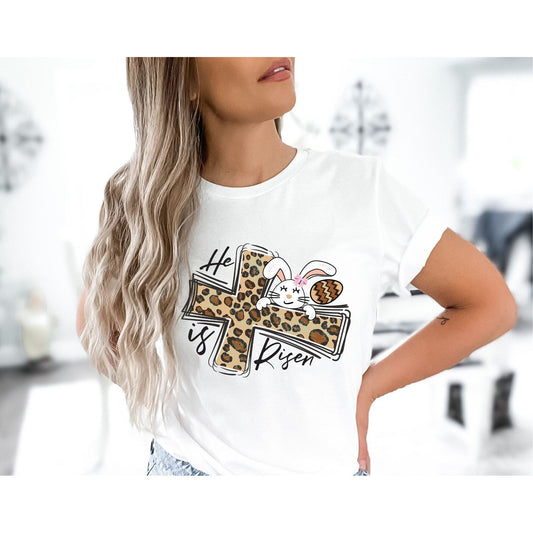 He Is Risen Easter Shirt - Religious Easter Shirt -Easter Tee - Bible Verse Easter Tee - Easter egg Hunt Shirt - Cute Easter Tee
