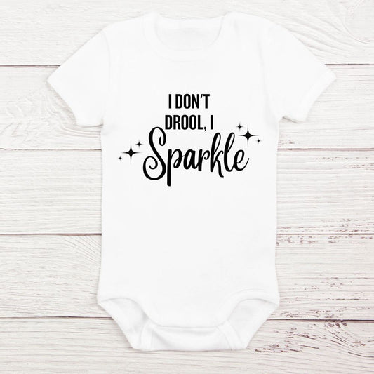 Newborn Onsie, Infant Onsie, New Baby Gift, I don't drool I sparkle, new family, new baby girl, new baby boy, baby shower gift